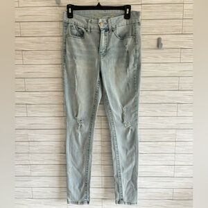 Seven7 Women’s 6 Tummyless Control Skinny High Rise Denim Ankle Jeans